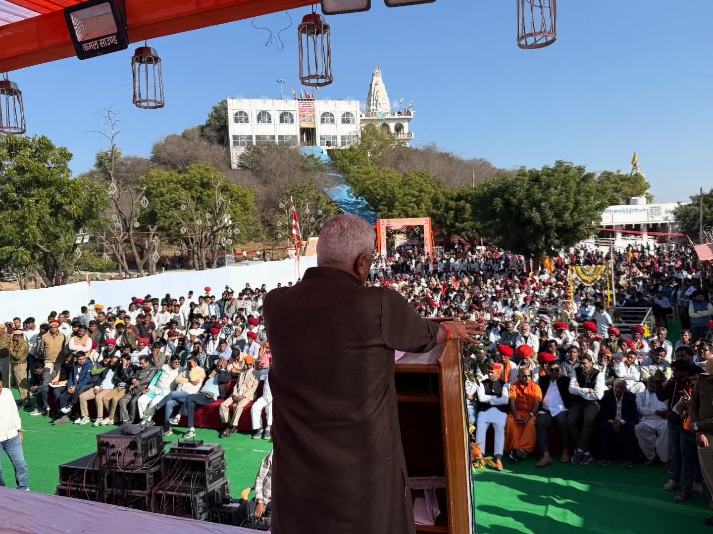 मालासेरी डूंगरी बनेगा भव्य तीर्थ: केंद्रीय मंत्री गजेंद्र सिंह शेखावत ने किया 'प्रसाद' योजना के कार्यों का निरीक्षण