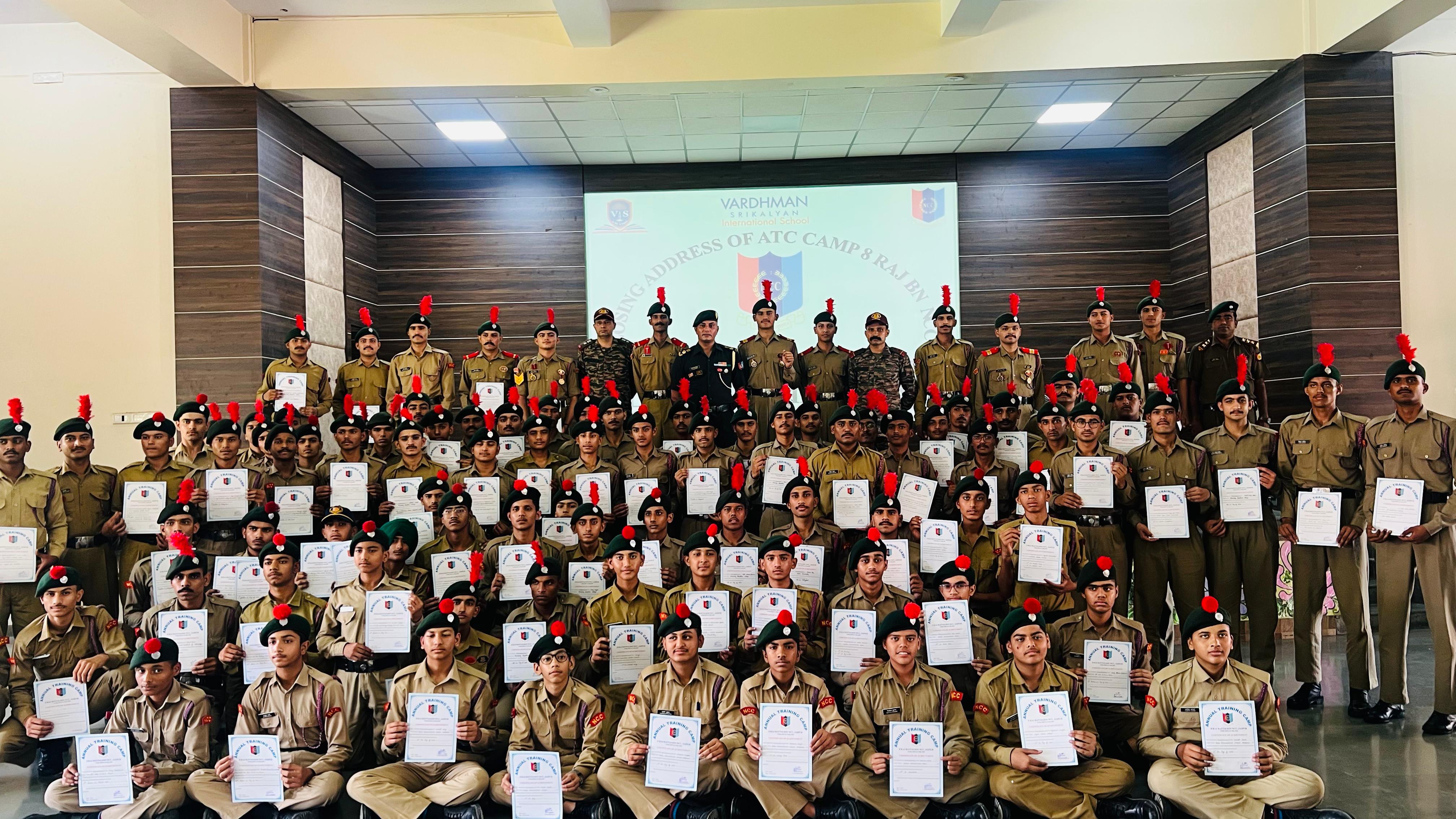 8 राज बटालियन द्वारा आयोजित वार्षिक प्रशिक्षण शिविर का हुआ सम्पन्न, सभी को मिला पत्र