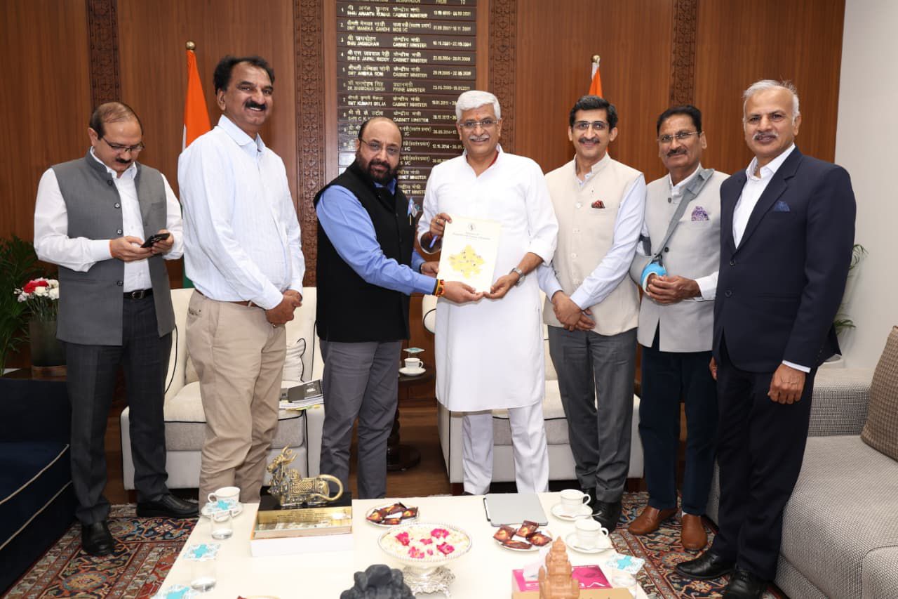 फेडरेशन ऑफ हॉस्पिटैलिटी एंड टूरिज्म ऑफ राजस्थान के प्रतिनिधिमंडल ने केंद्रीय पर्यटन मंत्री से की मुलाकात, पर्यटन विकास के विभिन्न मुद्दों पर हुई विस्तृत चर्चा