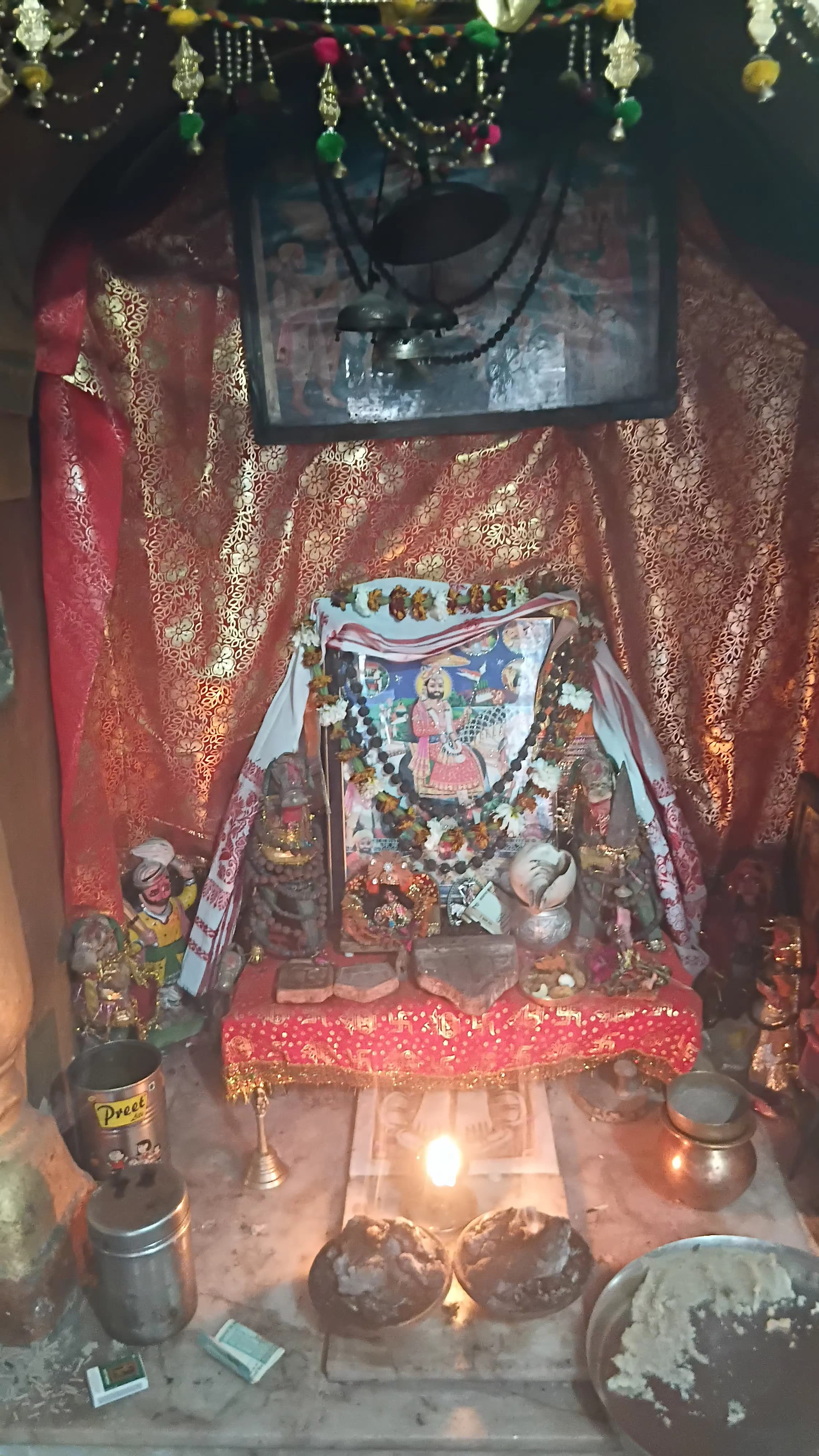 बिदारा के रामदेव मंदिर में मना पौषबड़ा महोत्सव,बांटी प्रसादी