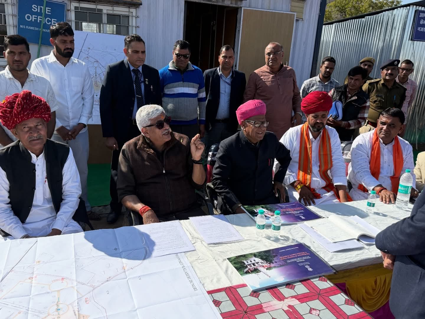 मालासेरी डूंगरी बनेगा भव्य तीर्थ: केंद्रीय मंत्री गजेंद्र सिंह शेखावत ने किया 'प्रसाद' योजना के कार्यों का निरीक्षण