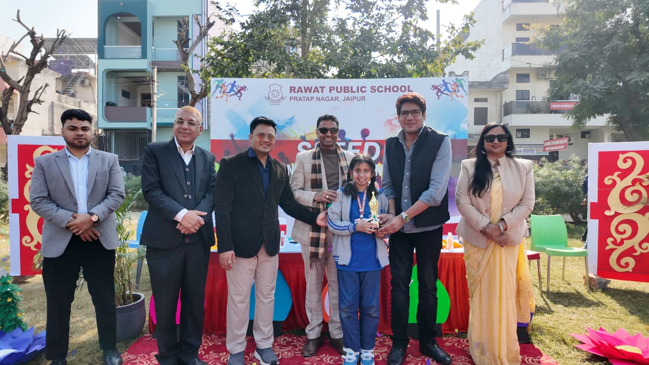रावत पब्लिक स्कूल, प्रताप नगर की स्पोर्ट्स मीट “स्पीड” का रंगारंग समापन