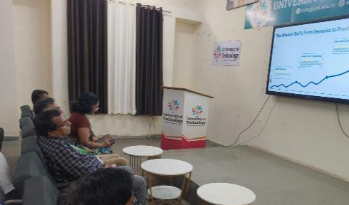 यूनिवर्सिटी ऑफ टेक्नोलॉजी में “स्टार्टअप कानूनी ढांचा एवं बौद्धिक संपदा संरक्षण” विषय पर कार्यशाला का सफल आयोजन