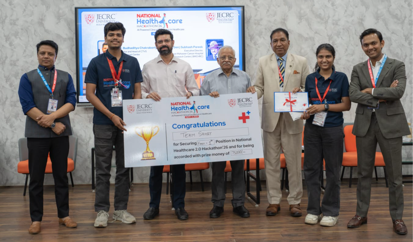 देशभर से आए छात्रों ने 36 घंटे में तैयार किए अस्पतालों के लिए स्मार्ट और उपयोगी समाधान