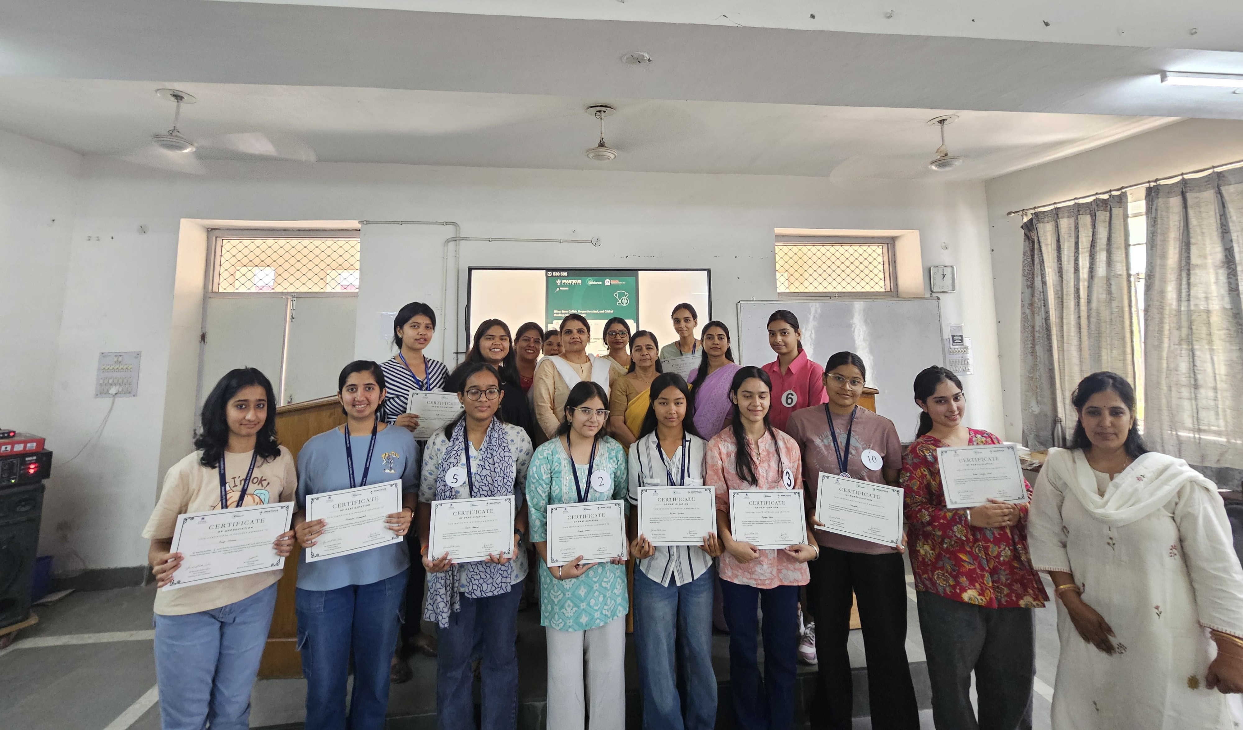 “द बिग ब्रेन बैटल” शीर्षक पर एक वाद-विवाद प्रतियोगिता का सफलतापूर्वक आयोजन