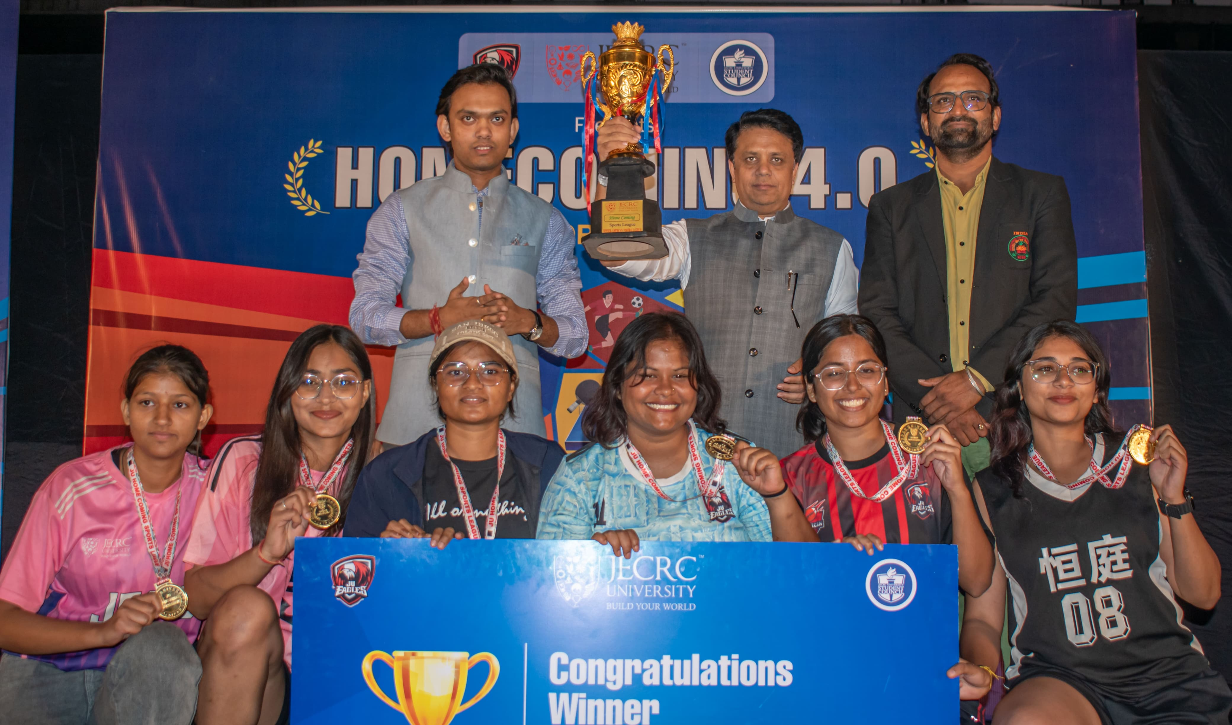 1200 से अधिक खिलाड़ियों का जुनून, एक ही मंच पर: जेईसीआरसी में ‘होमकमिंग 4.0’ का रिकॉर्ड-ब्रेकिंग रोमां