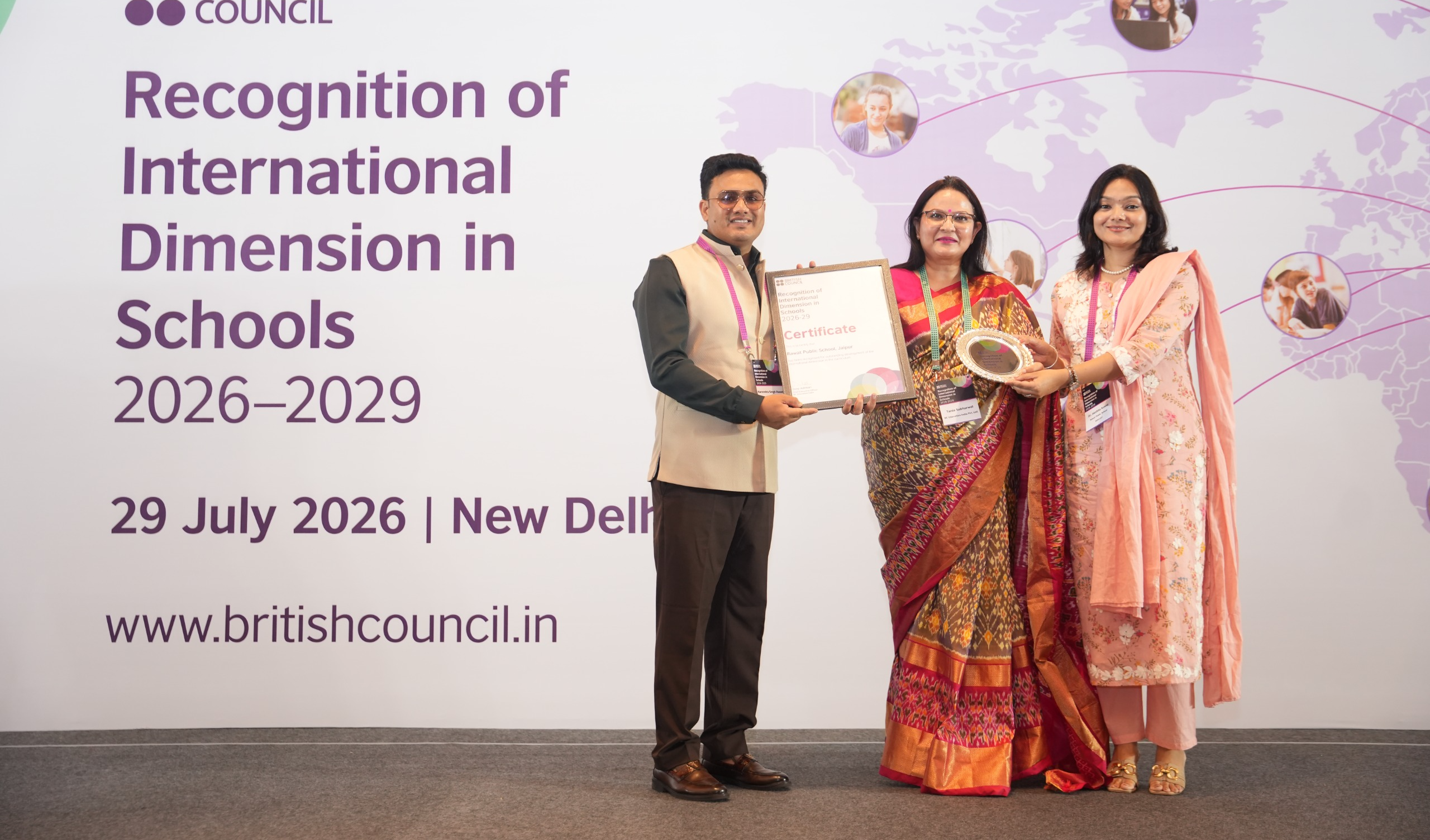 ब्रिटिश काउंसिल के प्रतिष्ठित RIDS Award 2026–29 से सम्मानित हुआ रावत पब्लिक स्कूल, प्रताप नगर