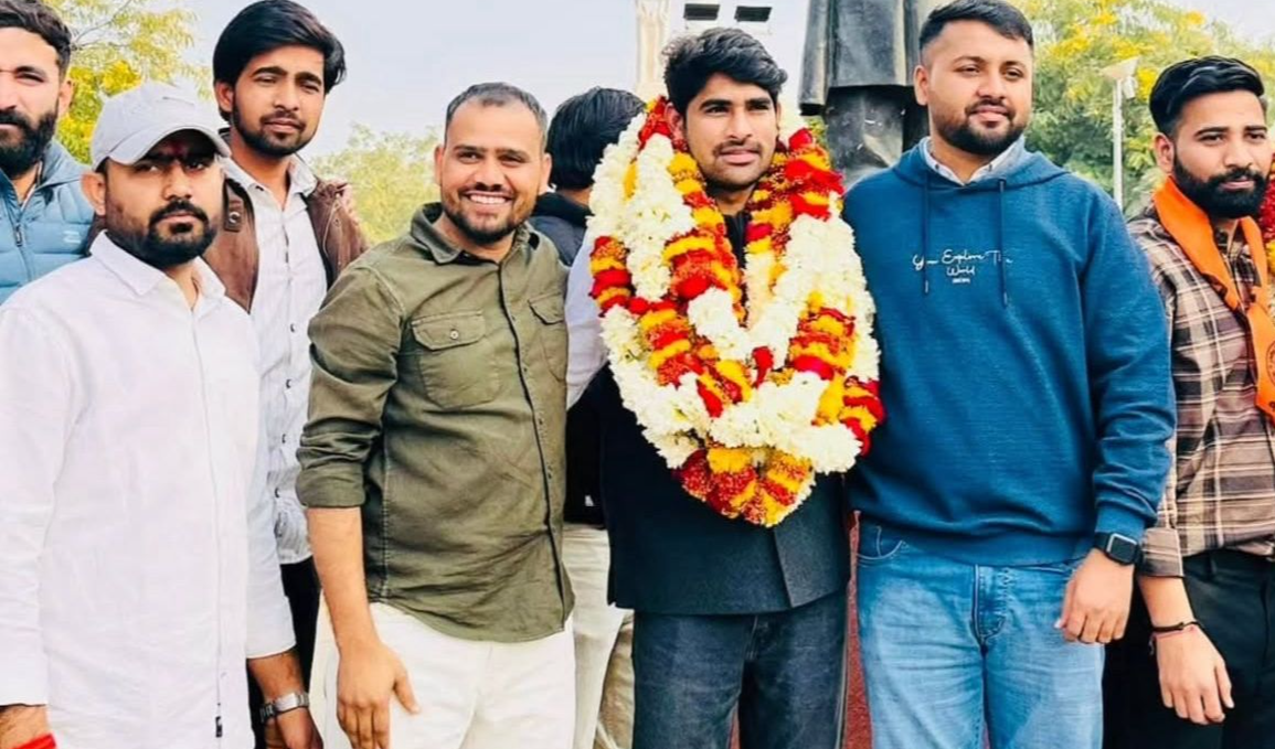 विष्णु मीणा बने एबीवीपी के राष्ट्रीय कार्यकारिणी सदस्य