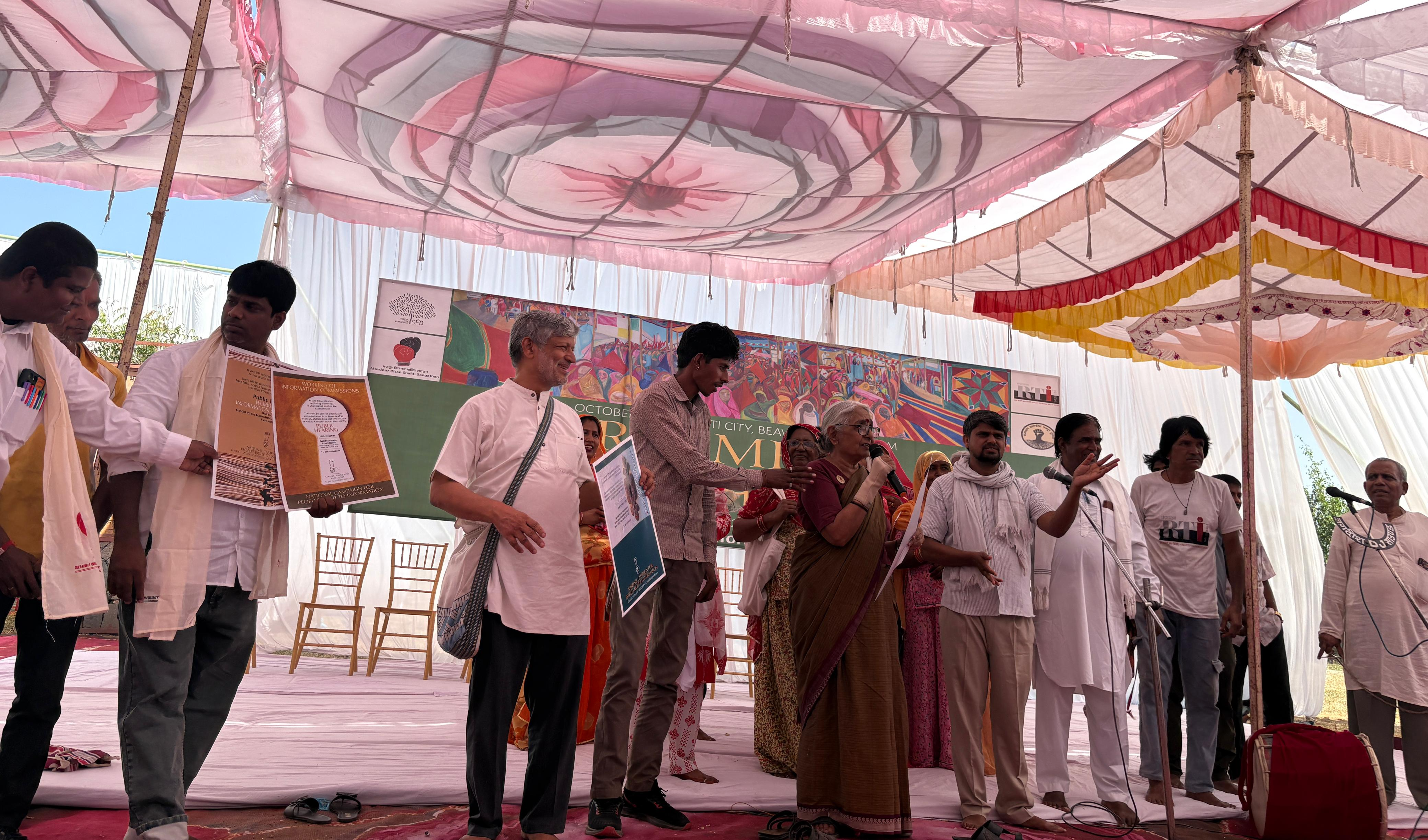 RTI कानून के 21 वर्ष: नरबदखेड़ा में जनसंघर्ष को किया याद, संग्रहालय के स्थायी भवन की रखी नींव