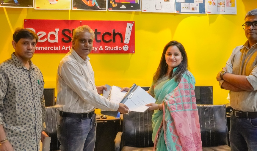 शैक्षणिक एवं औद्योगिक सहयोग को सशक्त बनाने हेतु पब्लिक रिलेशंस काउंसिल ऑफ इंडिया (पी.आर.सी.आई.) एवं रेडस्केच के बीच एमओयू हस्ताक्षरित