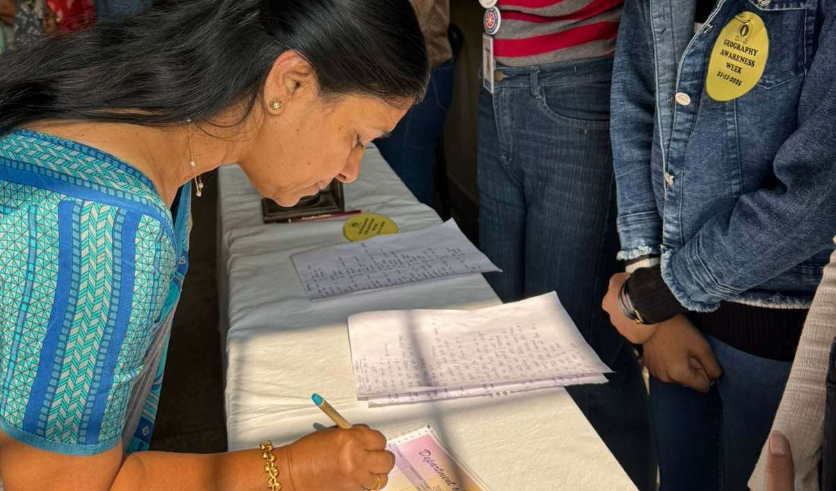 भूगोल जागरूकता सप्ताह का सफल आयोजन