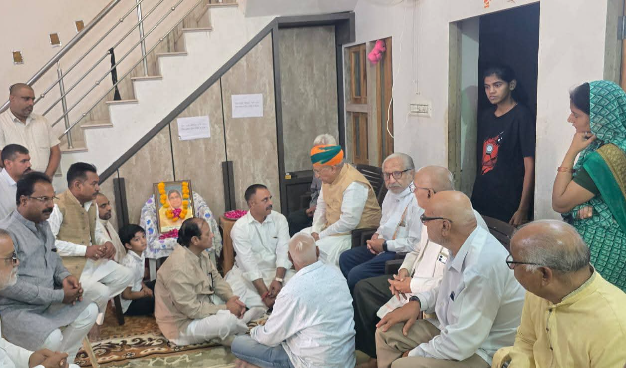 केंद्रीय मंत्री अर्जुन राम मेघवाल ने कमला देवी के निधन पर जताई संवेदना
