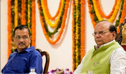 L-G Saxena Targets Kejriwal Over Delhi’s Pollution Crisis