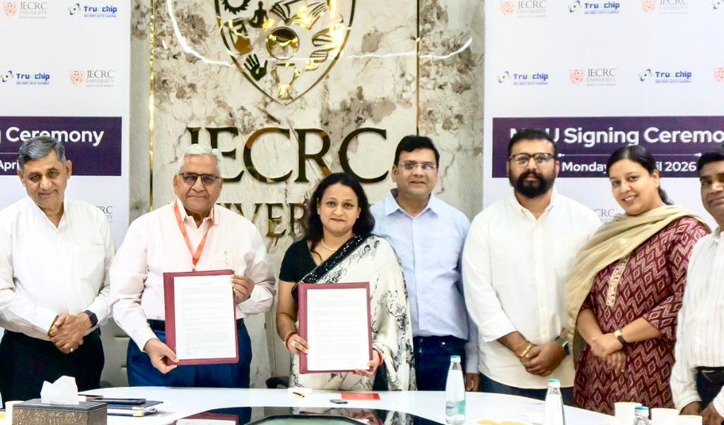 जेईसीआरसी ने ट्रूचिप के साथ शुरू किया राजस्थान का पहला ‘सेमीकंडक्टर बी.टेक. प्रोग्राम’
