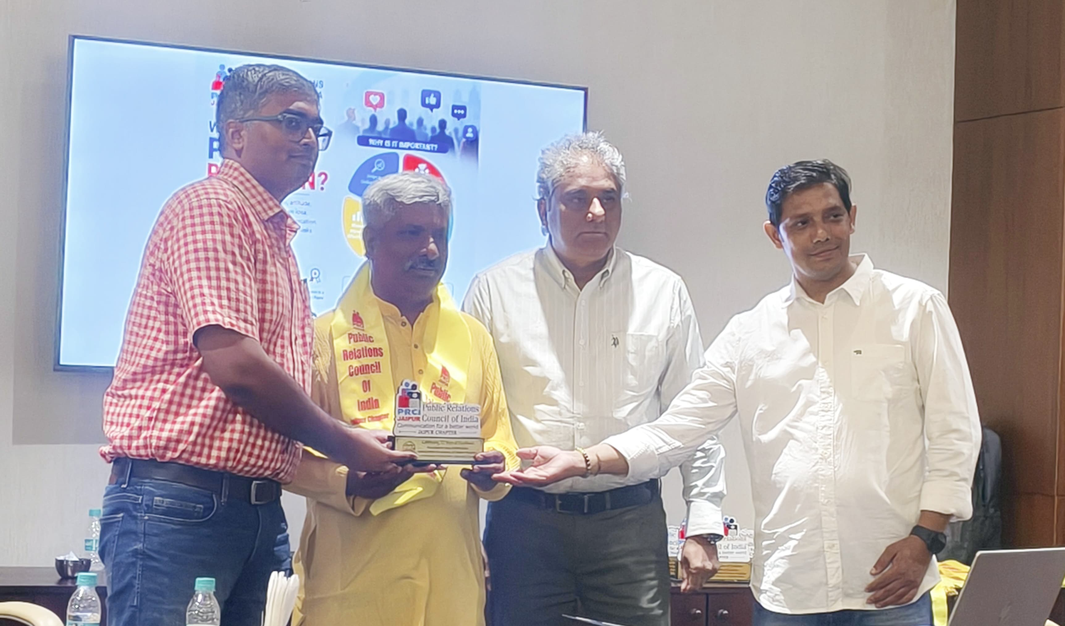 पीआरसीआई जयपुर चैप्टर की मासिक बैठक का सफल आयोजन