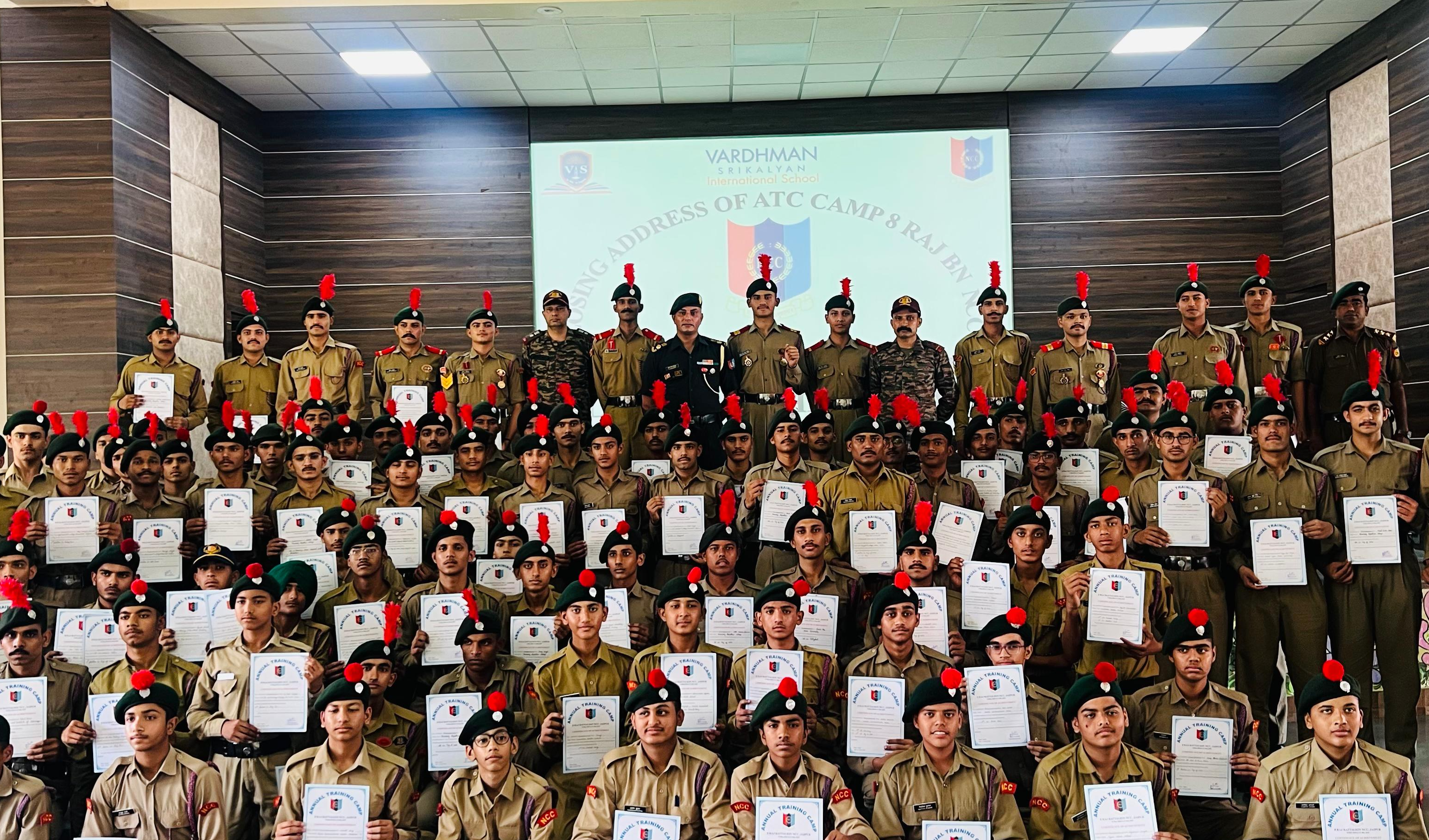 8 राज बटालियन द्वारा आयोजित वार्षिक प्रशिक्षण शिविर का हुआ सम्पन्न, सभी को मिला पत्र