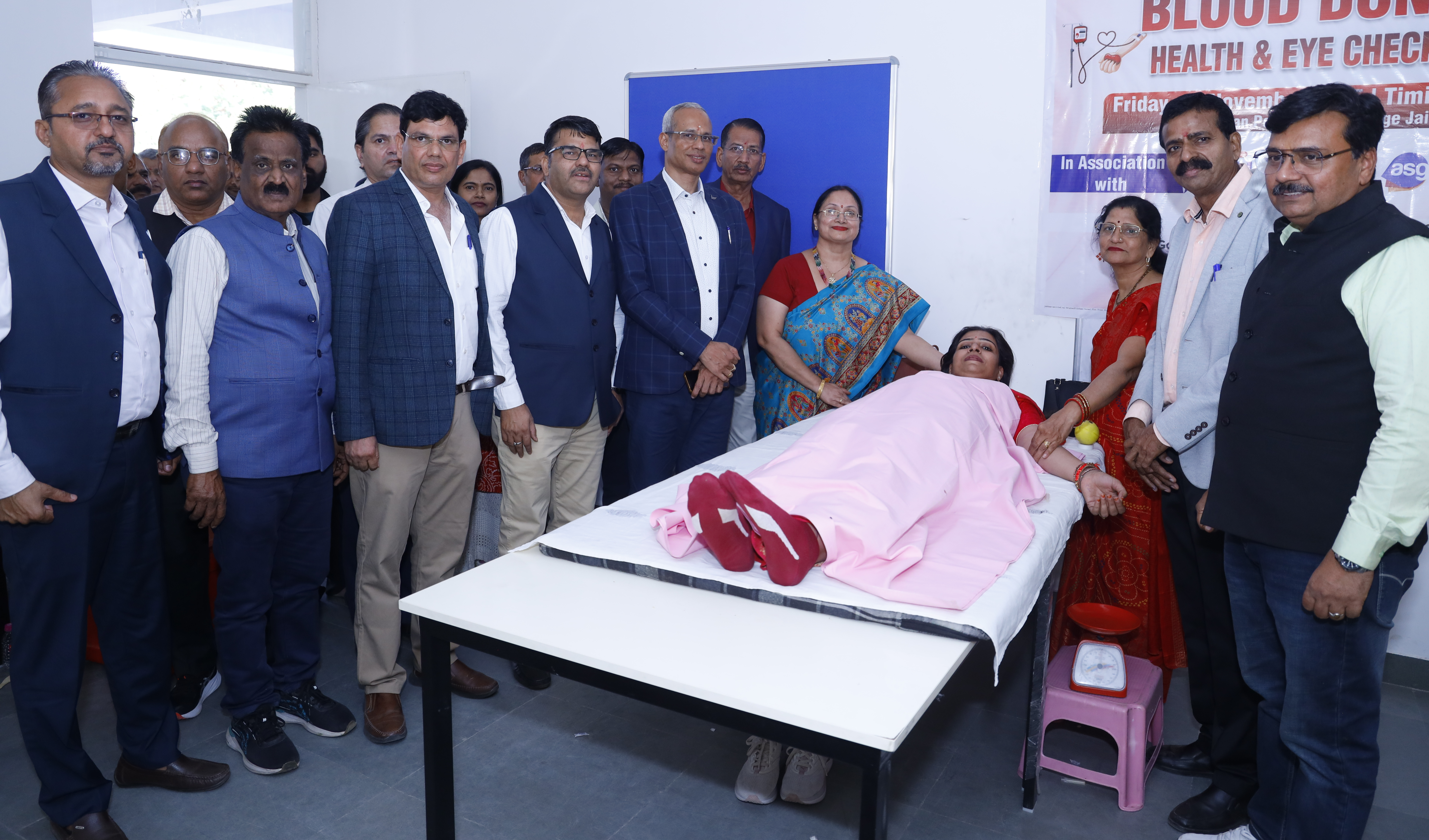 एलुमनाई एसोसिएशन द्वारा रक्तदान, स्वास्थ्य एवं नेत्र जांच शिविर का आयोजन