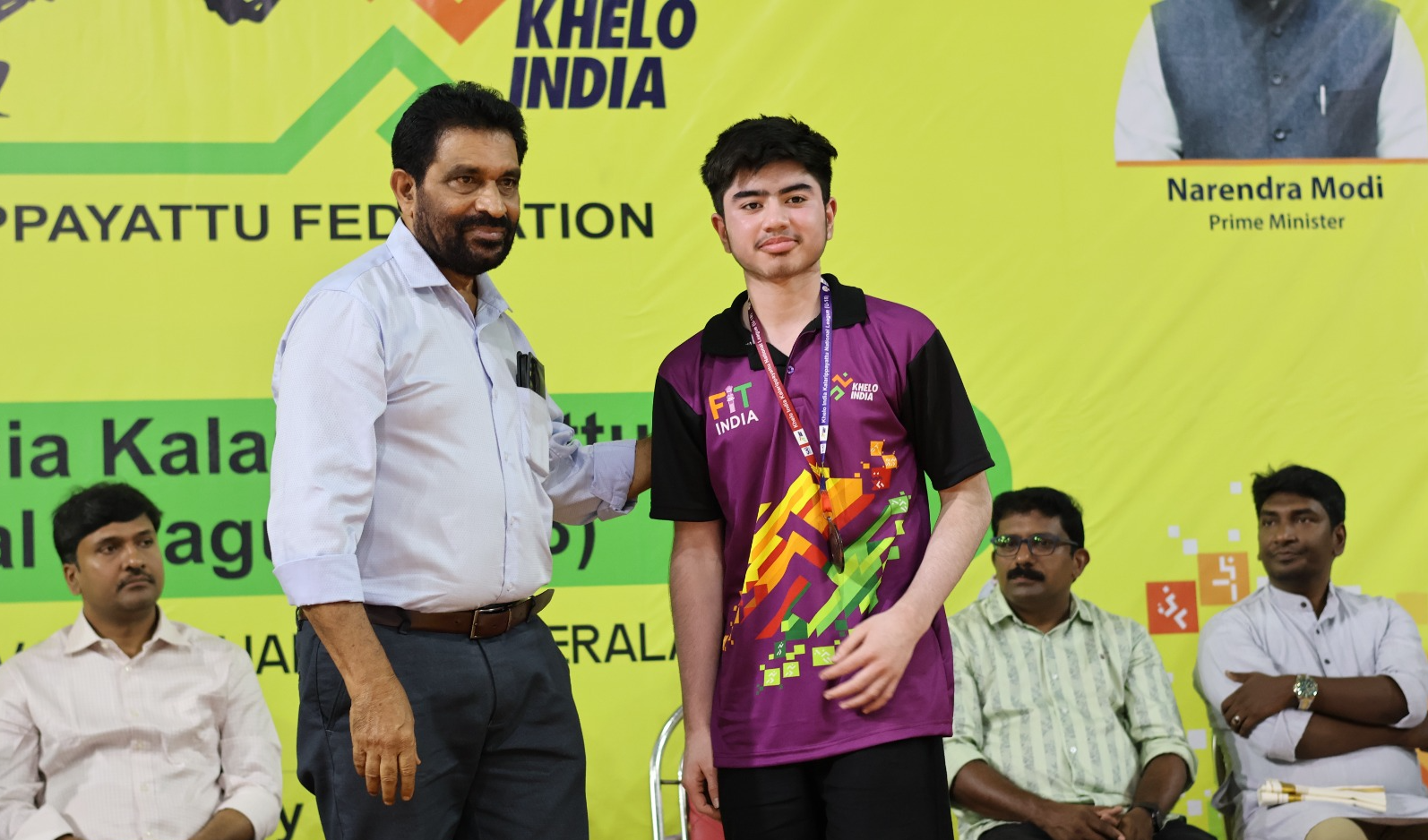 ओजस्व गजराज ने खेलो इंडिया नेशनल कलारीपेयट्टू  लीग में जीता  पदक