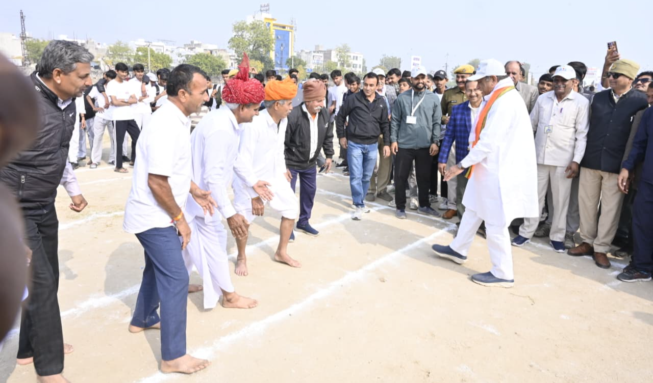 प्रधानमंत्री के कुशल नेतृत्व में खेलों के क्षेत्र में आगे बढ़ रहा देश : मंत्री कुमावत