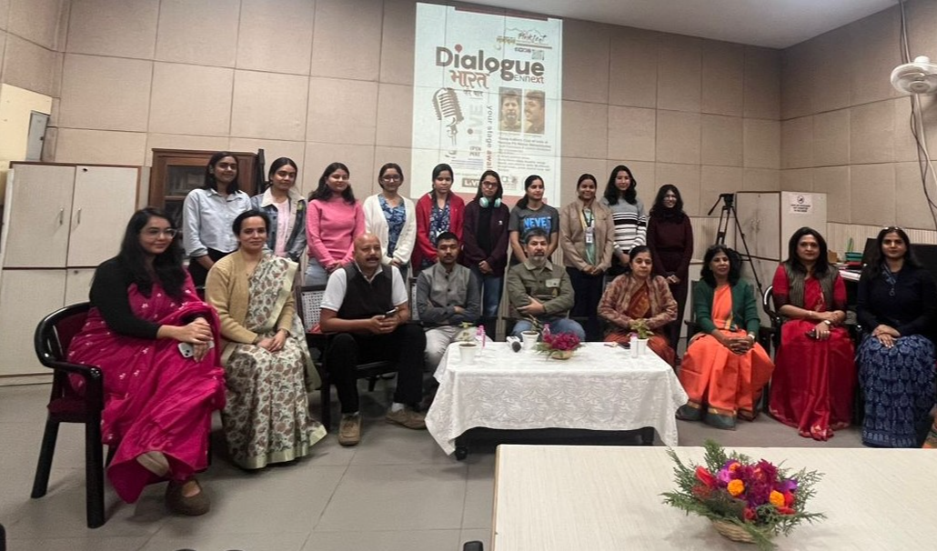 डायलॉग जेननेक्स्ट 2.0 ‘‘कानोड़िया पी.जी. महिला महाविद्यालय में एक जीवंत साहित्यिक आदान-प्रदान’’