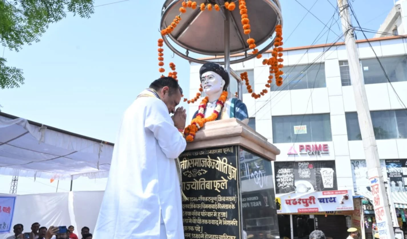कैबिनेट मंत्री जोराराम कुमावत ने ज्योतिबा फुले को किया नमन