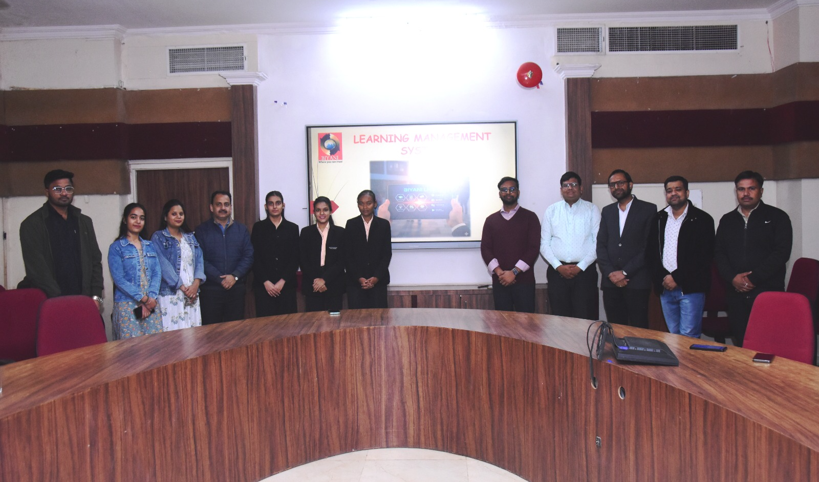 बियानी कॉलेज के बीसीए विद्यार्थियों की टीम द्वारा  एलएमएस पोर्टल लॉन्च