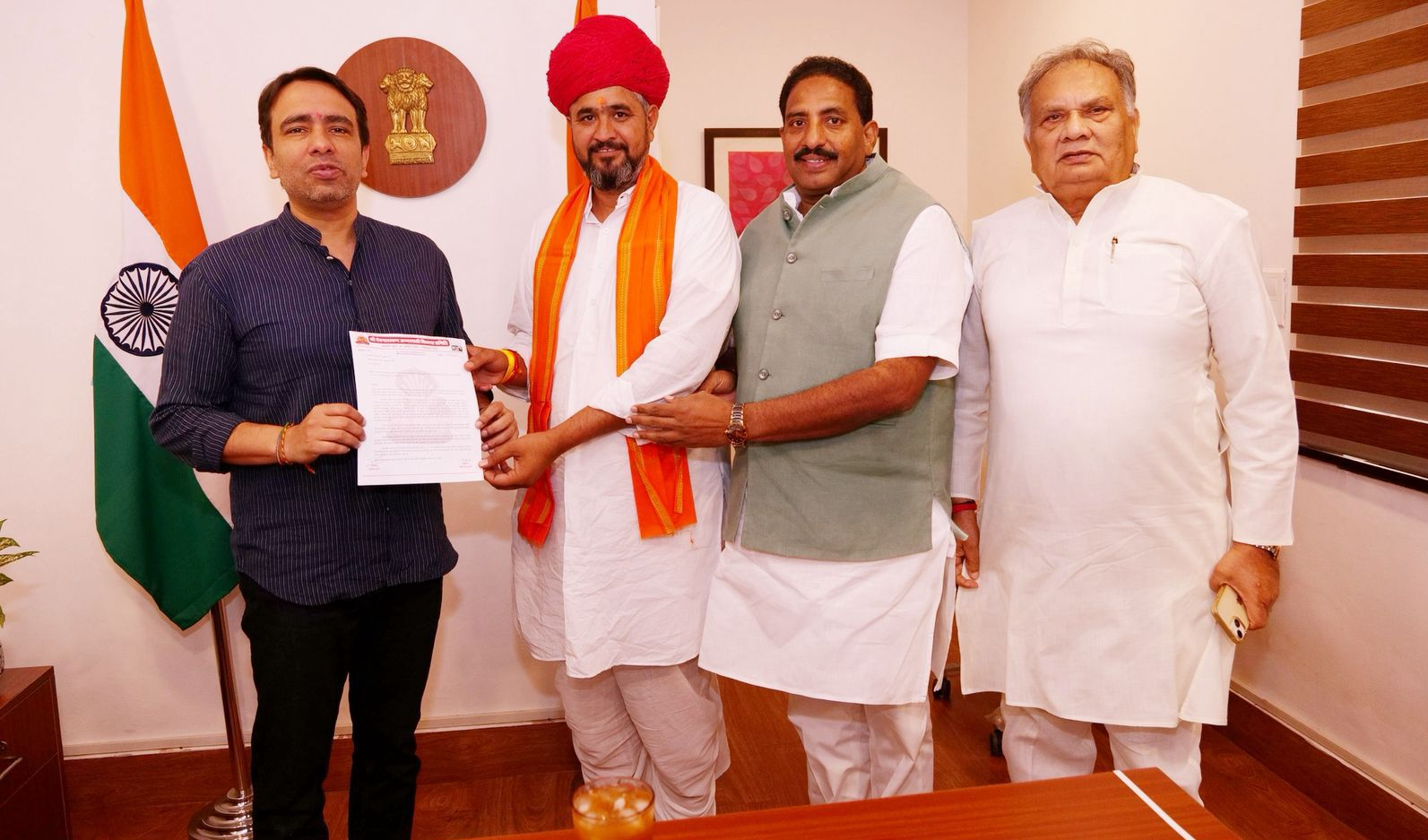 मालासेरी डूंगरी पर बुलेट ट्रेन स्टेशन की मांग को मिला केंद्रीय मंत्री जयंत चौधरी का समर्थन