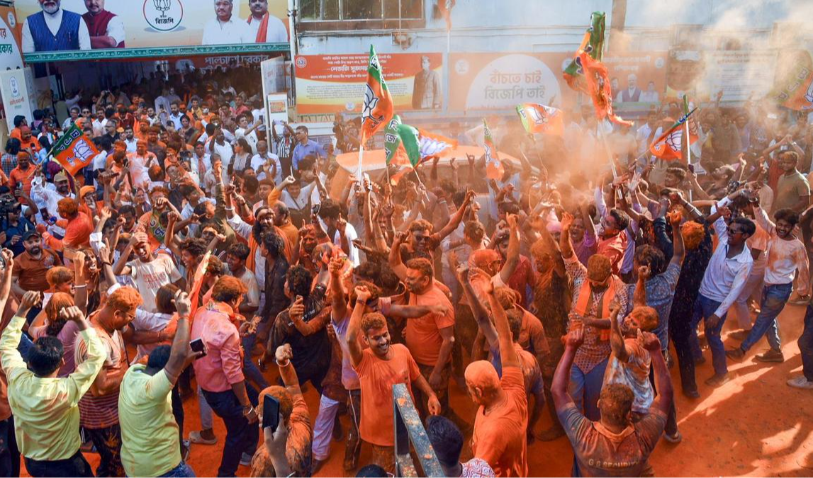 BJP Set to Form Government in West Bengal; Swearing-In Likely on May 9 Amid Leadership Speculation