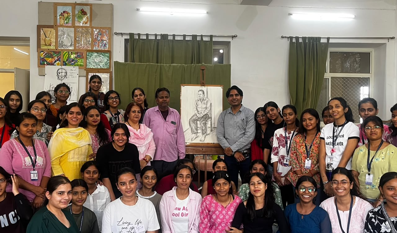 कला, कल्पना और रचनात्मकता के माध्यम से विद्यार्थियों की प्रतिभा को मिला नया आयाम