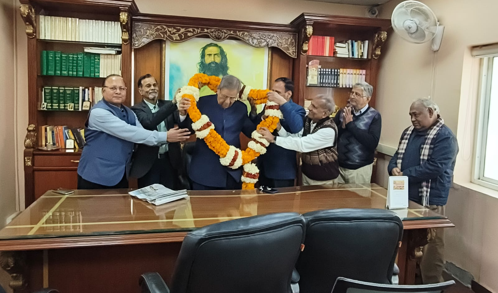 "ए.आर.यू.टी.ए. (ARUTA) के प्रतिनिधिमंडल ने आज  घनश्‍याम तिवाड़ी  संसद सदस्य, राज्यसभा से 16 वर्ष पुराने सर्वोच्च न्यायालय द्वारा तय मामले को सुलझाने और न्याय दिलाने का अनुरोध में भेंट की"