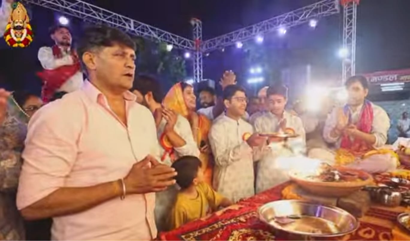 5 वे श्री श्याम वार्षिक महोत्सव का राजस्थान प्रदेश के भाजपा के मुख्य प्रवक्ता एवं पूर्व विधायक रामलाल शर्मा ने बाबा की महाआरती उतारकर किया शुभआरंभ