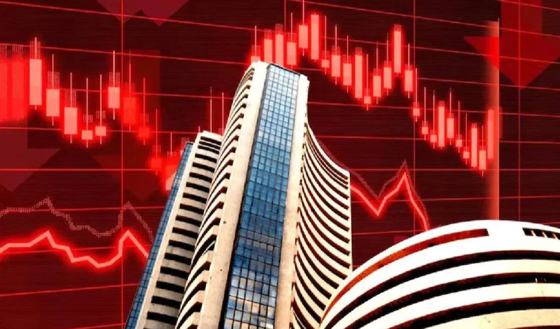 रिलायंस और आईसीआईसीआई बैंक में बिकवाली से सेंसेक्स-निफ्टी दबाव में, बाजार लाल निशान पर बंद