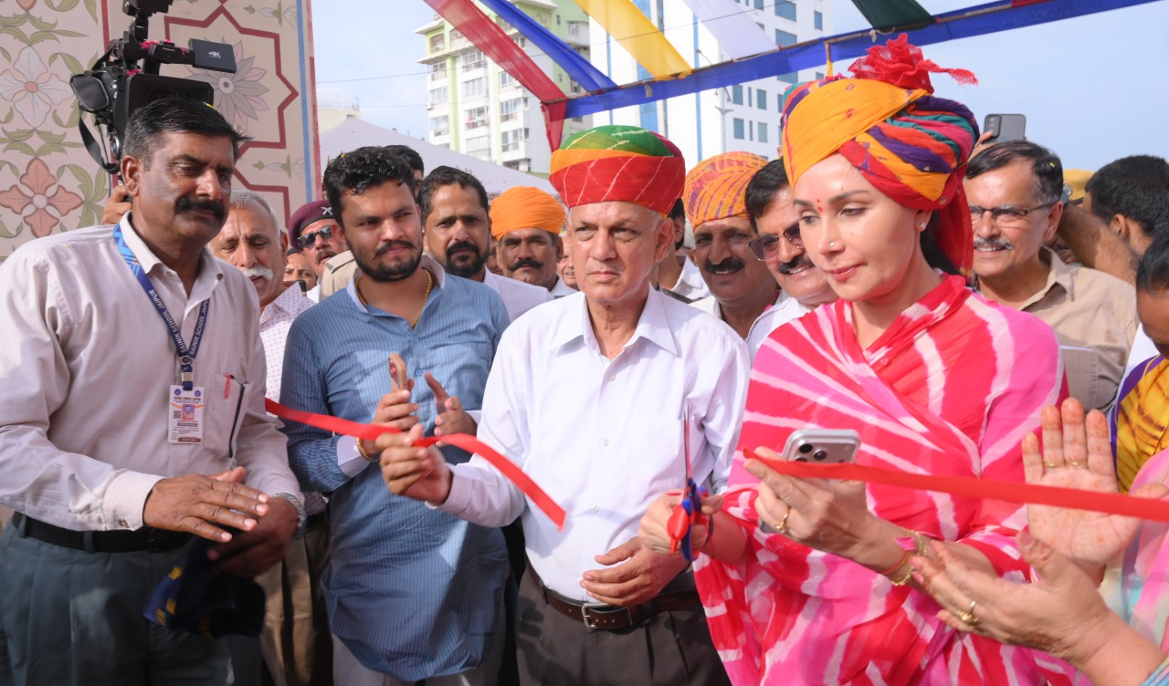 सवाई मानसिंह द्वार एवं सैनिक स्कूल गर्ल्स छात्रावास का उप-मुख्यमंत्री दिया कुमारी ने किया लोकार्पण