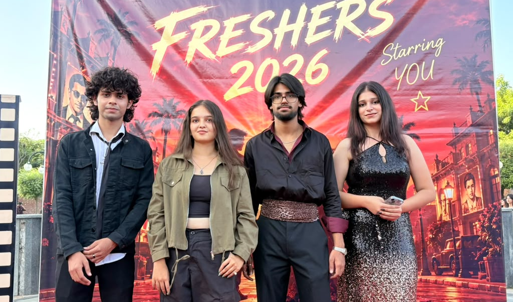 जेईसीआरसी यूनिवर्सिटी में बॉलीवुड थीम पर आयोजित हुई फ्रेशर्स पार्टी 2026