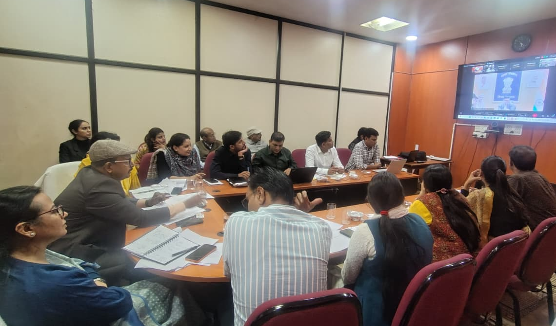 राष्ट्रीय समीक्षा बैठक में राजस्थान की शिक्षा प्रगति पर चर्चा