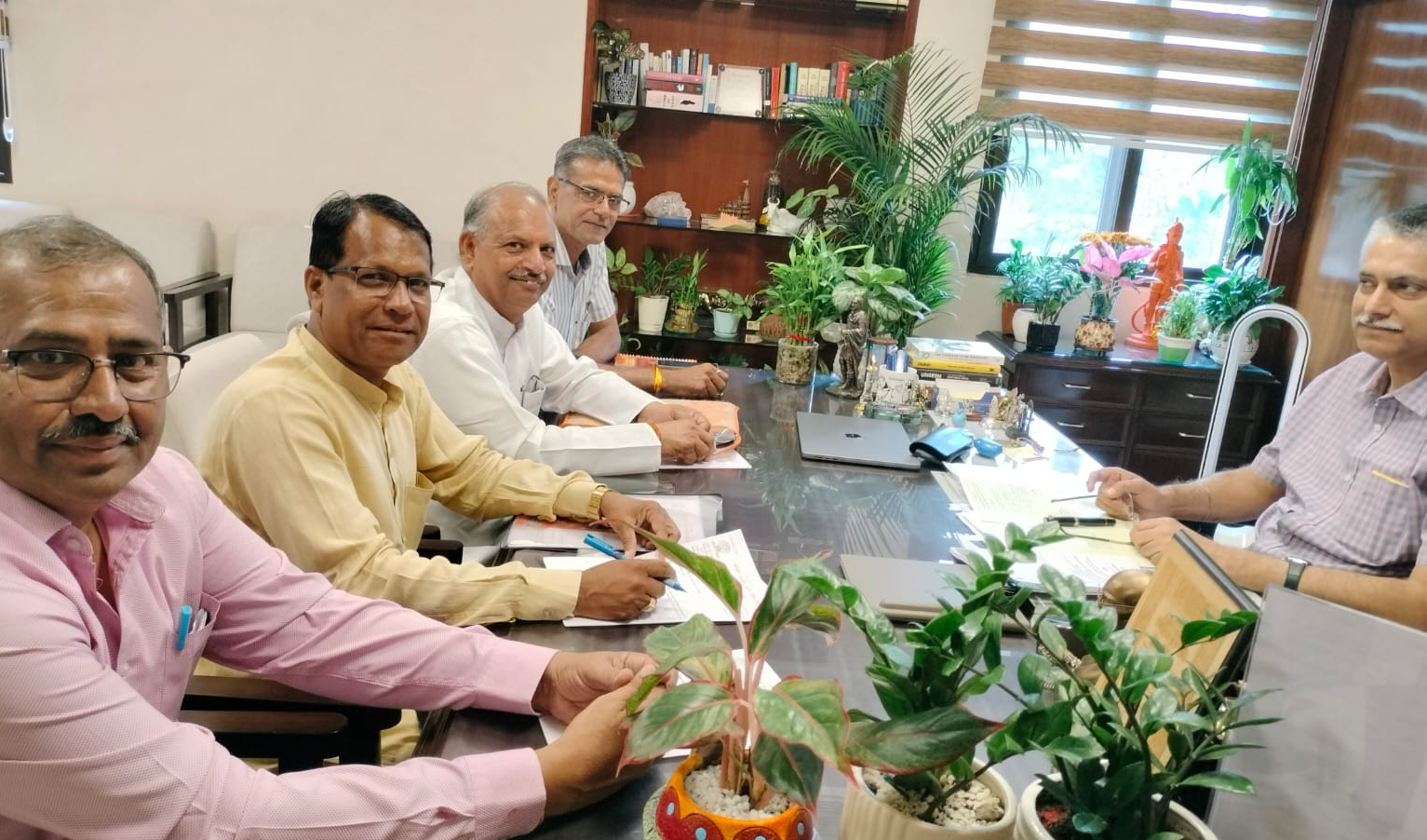 अखिल भारतीय राष्ट्रीय शैक्षिक महासंघ राजस्थान (विद्यालय शिक्षा) की अतिरिक्त मुख्य सचिव, मुख्य मंत्री से वार्ता सम्पन्न