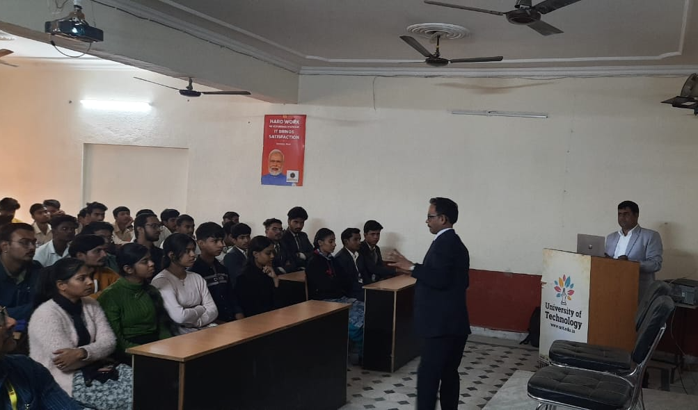 यूनिवर्सिटी ऑफ टेक्नोलॉजी (दीपशिखा कला संस्थान)में नेशनल म्यूचुअल फंड ओलंपियाड एवं सर्टिफाइड फाइनेंशियल एक्सपर्ट कार्यक्रम पर विशेष सत्र आयोजित