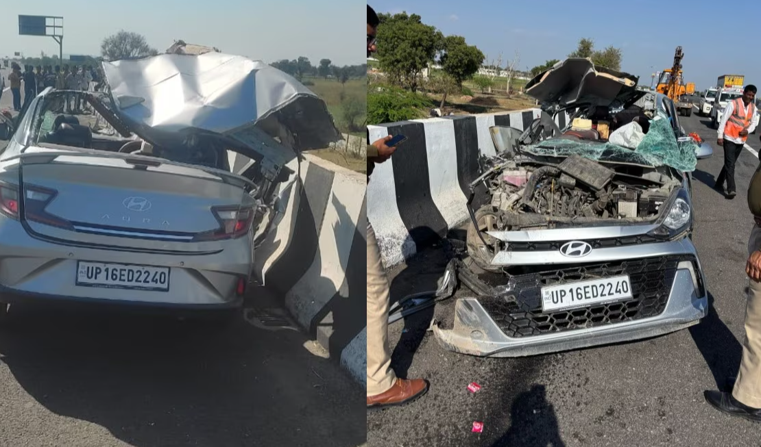 दिल्ली-मुंबई एक्सप्रेसवे हादसा: 8 घंटे तक मलबे में फंसे दंपती की मौत पर उठे सवाल