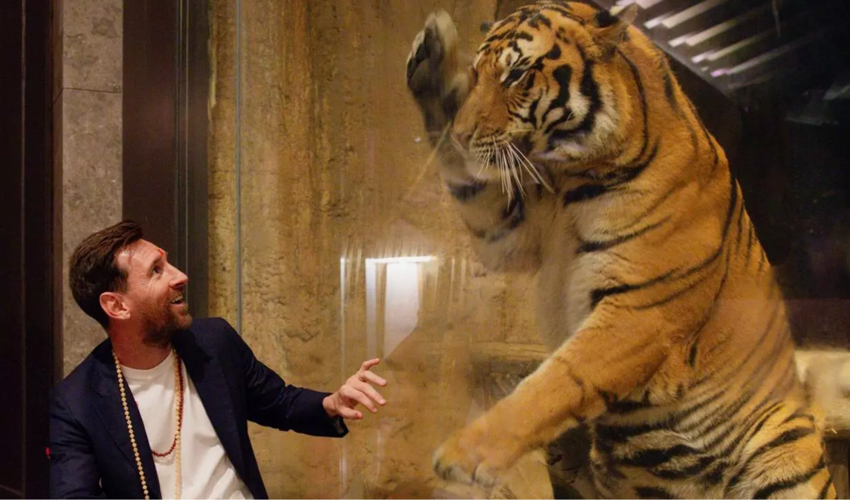 Lionel Messi Visits Vantara Wildlife Centre in Jamnagar During India Tour