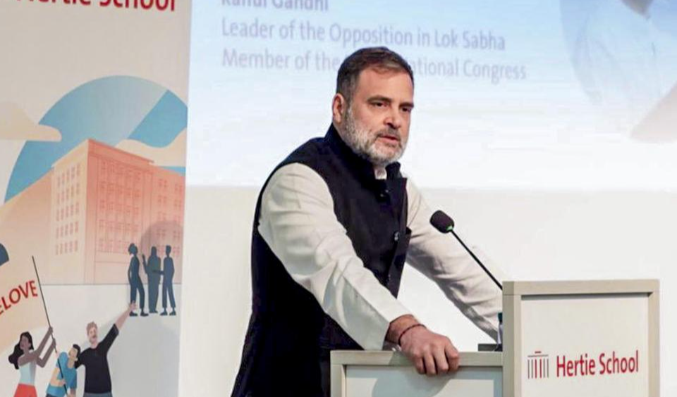 Rahul Gandhi Alleges .BJP Is Undermining India’s Constitutional Framework