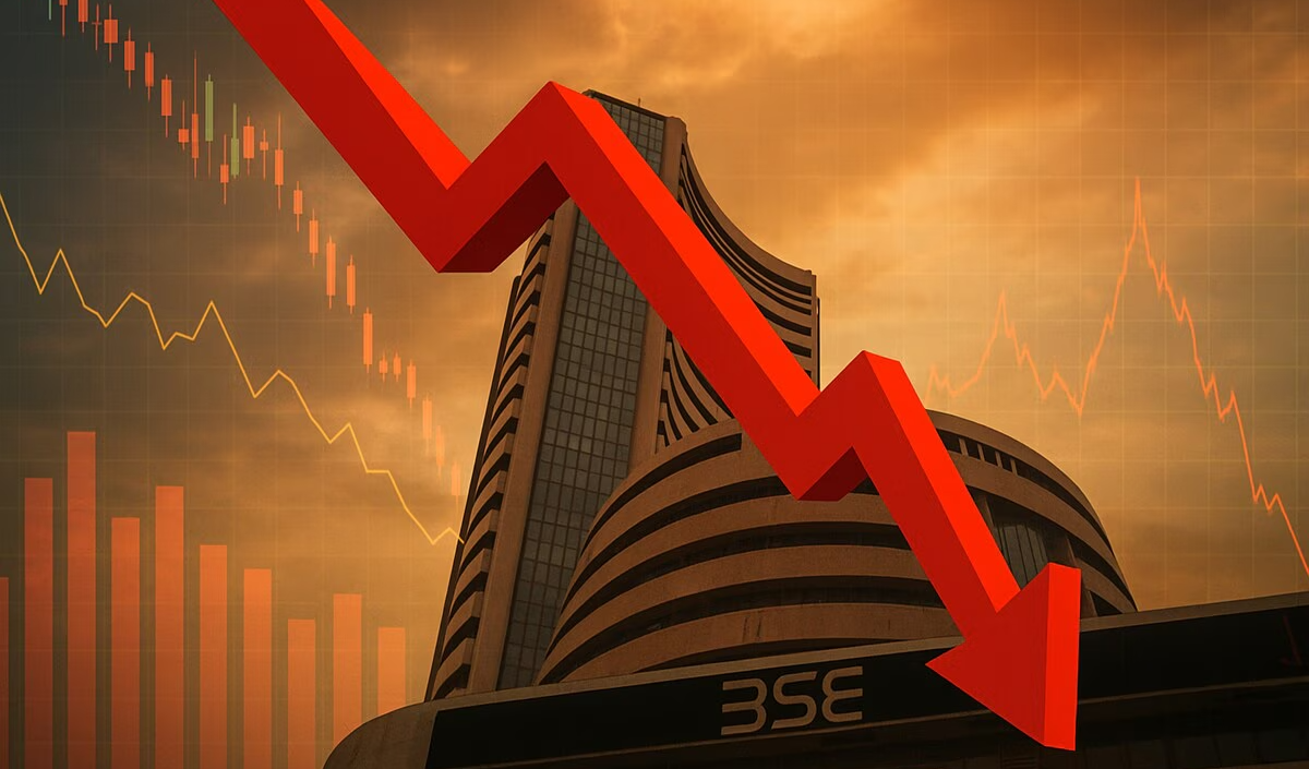 Market Sell-off Drags Indices Lower; Kaynes Tech, IndiGo, Reliance Power Among Major Losers