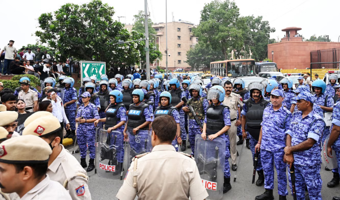 Delhi Braces for Major Protest Deployment as 23,000 CAPF Personnel to Be Deployed Between 8 and 12 October