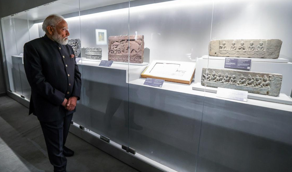 PM Modi Inaugurates Exhibition of Sacred Piprahwa Relics