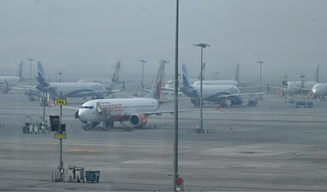 Over 270 Flights Delayed, 10 Cancelled at Delhi Airport Due to Fog