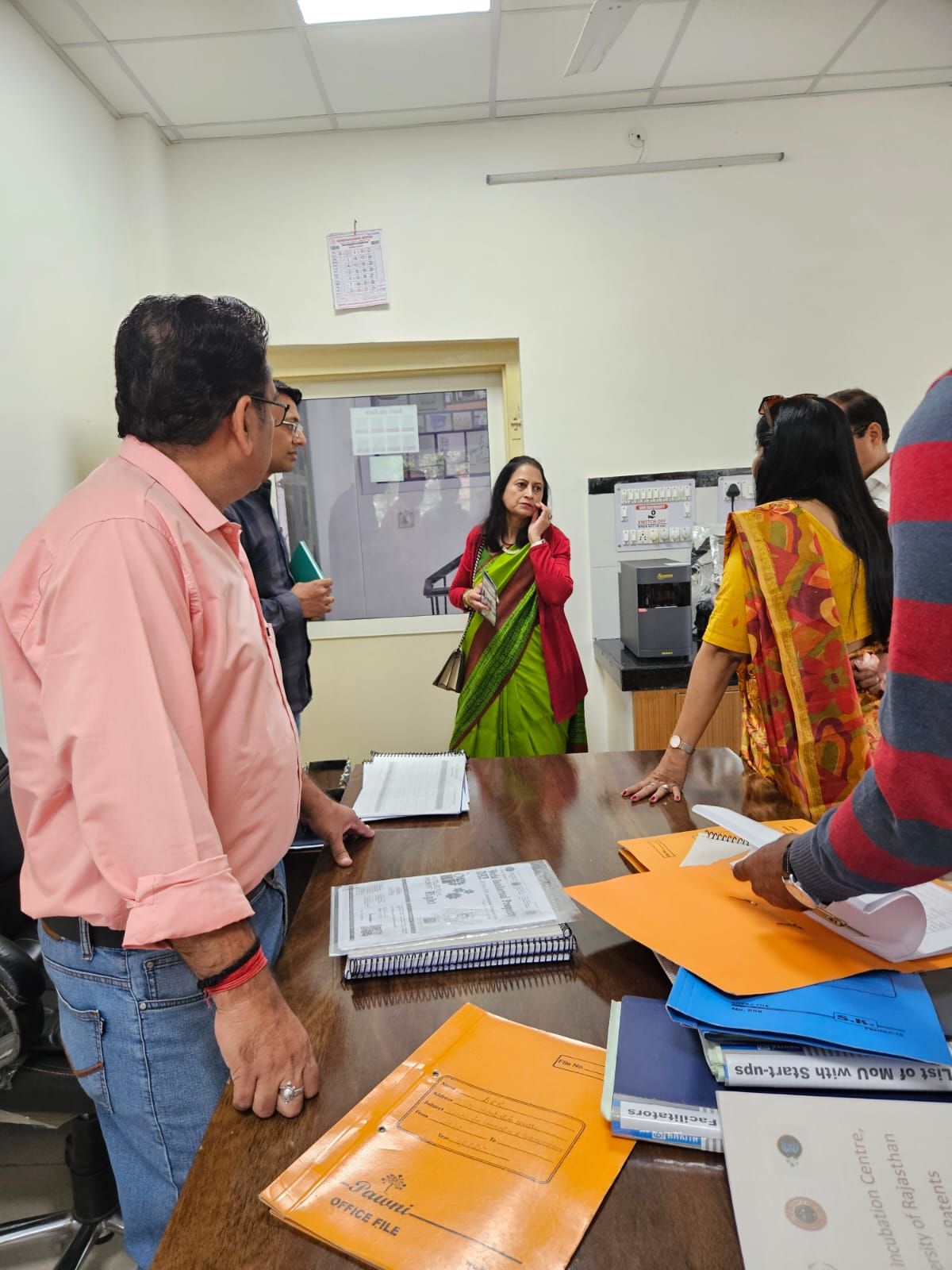 रूसा 2.0 ऑडिट टीम ने ईसीएच इन्क्यूबेशन सेंटर का किया निरीक्षण