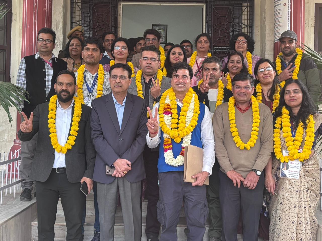 रूटा चुनाव 2026: नवीन कुमार शर्मा बने अध्यक्ष, ऋषिकेश मीणा ने महासचिव पद पर मारी बाजी