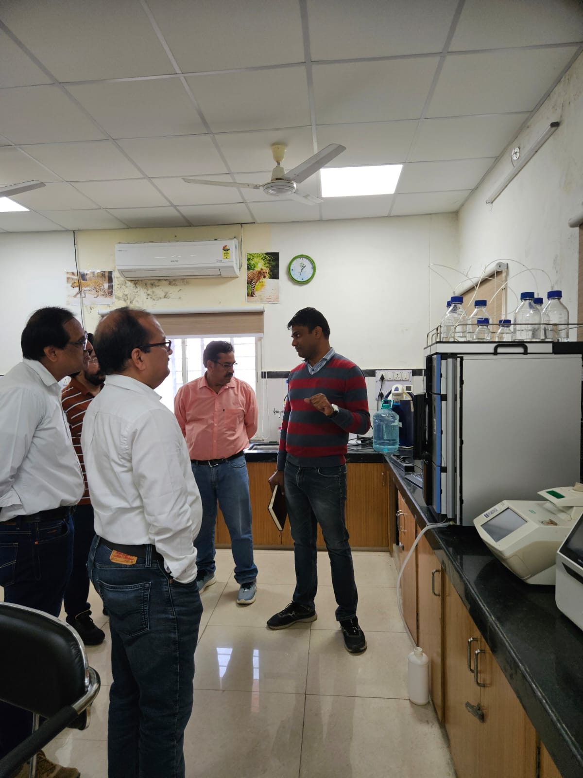 रूसा 2.0 ऑडिट टीम ने ईसीएच इन्क्यूबेशन सेंटर का किया निरीक्षण