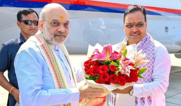 जयपुर में गृह मंत्री अमित शाह का आत्मीय स्वागत मुख्यमंत्री भजनलाल शर्मा ने एयरपोर्ट पर किया अभिनंदन, नए आपराधिक कानूनों पर प्रदर्शनी का करेंगे उद्घाटन