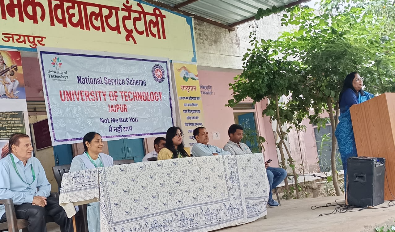 यूनिवर्सिटी ऑफ टेक्नोलॉजी, वाटिका जयपुर की जनजागरूकता एवं विस्तार गतिविधियाँ बनीं समाजसेवा की मिसाल