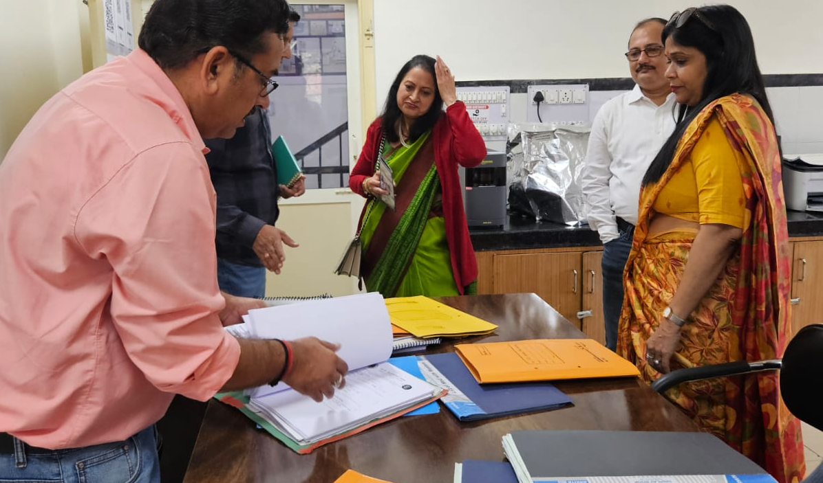 रूसा 2.0 ऑडिट टीम ने ईसीएच इन्क्यूबेशन सेंटर का किया निरीक्षण